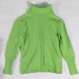 ❤️ Jillian Nicole 100% Cotton Knit Turtleneck Sweater Petite Small